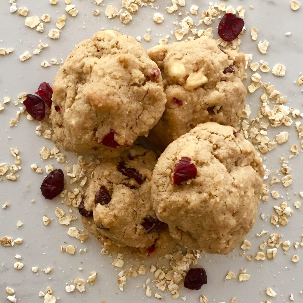 White Chocolate, Cranberry and Oatmeal Cookies - The ...