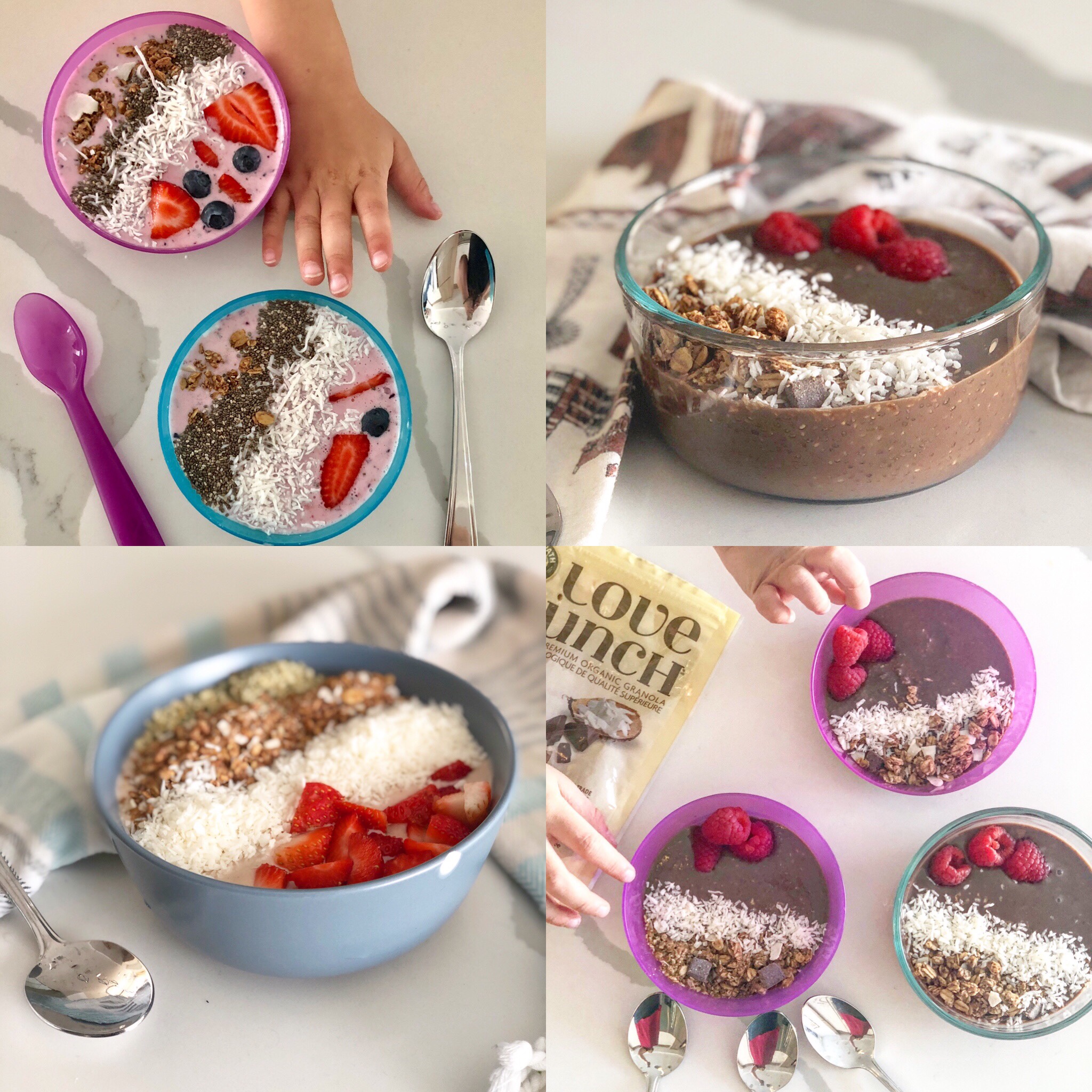 Smoothie and Chia bowls – The Friendly Edit